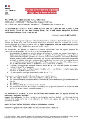 Alerte Maire Et Services Vigilance Rouge Feux De Foret
