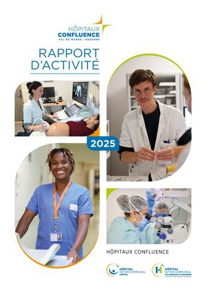 Rapport d'activité 2025 - Hôpitaux Confluence