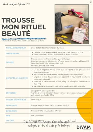 Trousse Mon Rituel De Beauté