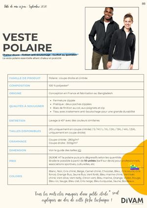 Veste Polaire Pro
