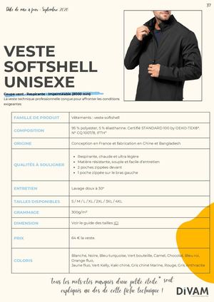 Veste Softshell