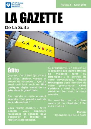 La Gazette De La Suite N5 - juillet 26