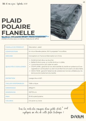 Plaid Polaire