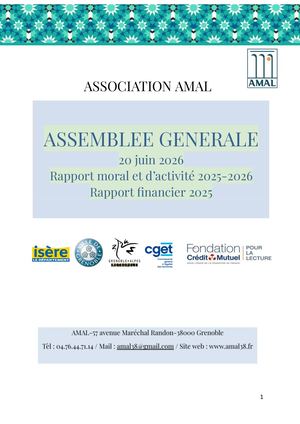 Rapport Annuel 2025 Pour Ag Juin 2026