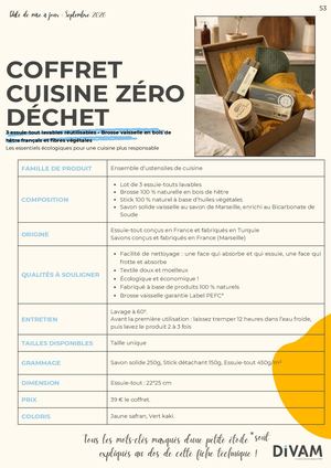 Coffret Cuisine 0 Déchet