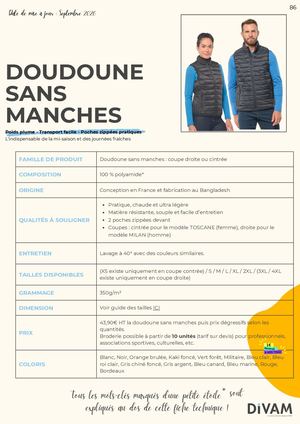 Doudoune Sans Manches Pro