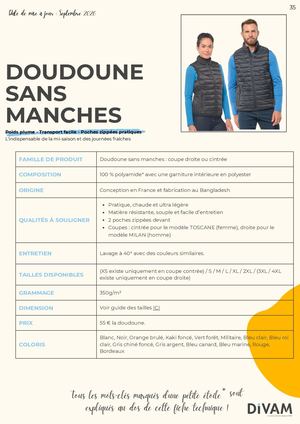 Doudoune Sans Manches