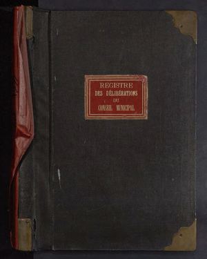 AMFAR NUM conseil municipal - délibérations (1935-1939)
