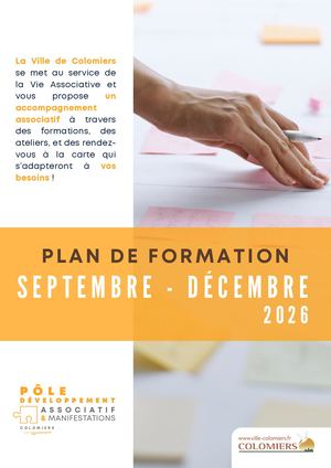 Plan De Formation Septembre Décembre 2026