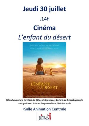 Film L'enfant Du Désert Jeudi 30 Juillet 14h