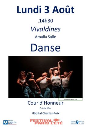 Danse Lundi 3 Août 14h30 Cour D'honneur Vivaldines