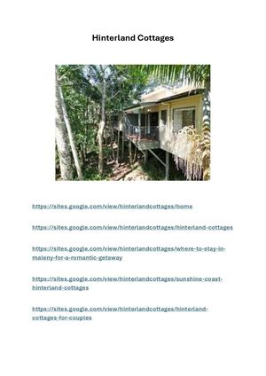 Hinterland Cottages