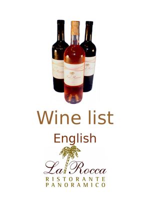 Weinkarte Eng