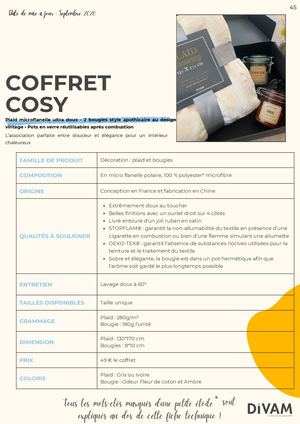 Coffret Cosy