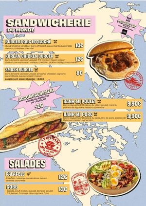Menu Food Juillet 2026