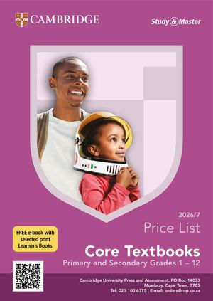 Cambridge Core Textbooks Pricelist To 30 June 2027 Print Cover