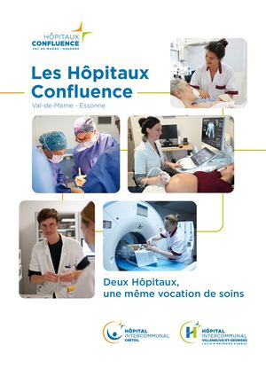 Plaquette de présentation 2025 des Hôpitaux Confluence