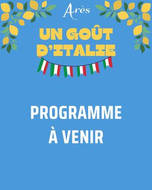 Un Goût D'italie - Programme A Venir