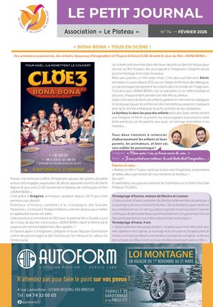 LE PLATEAU JOURNAL 74
