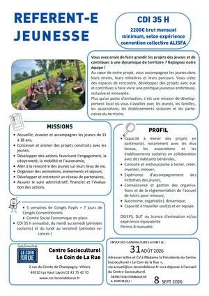 Référent Jeunesse