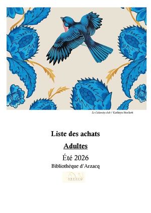 Liste Achats Adultes été 2026