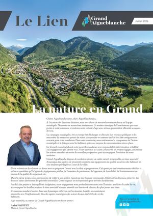 Grand Aigueblanche - Magazine Communal Le Lien Juillet 2026