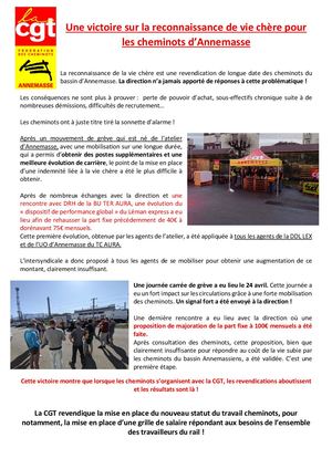 Grève Vie Chère Annemasse