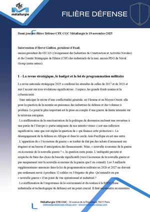 Intervention de H Guillou