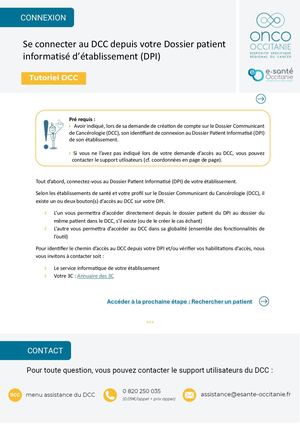 Se connecter au DCC par le DPI