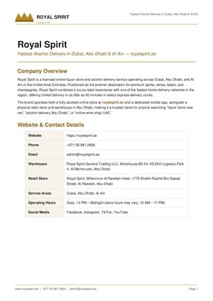 Liquor Delivery Dubai