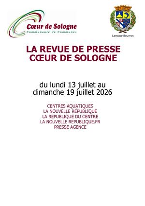 Revue Presse Coeurde Sologne S29
