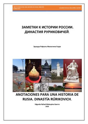 Historia De Rusia Dinastía Rúrikovich Edgardo Rafael Malaspina Guerra