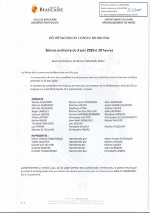 DEL 26 075 DU 05 06 2026