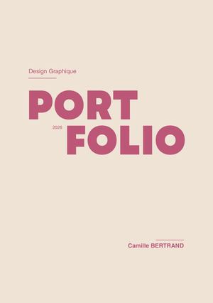 Portfolio Camille BERTRAND