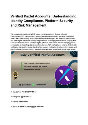 Step By Step Guide How To Get Fully Verified On Paxful
