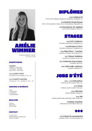 CV 26. AMÉLIE WIMMER