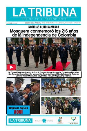 Diario 21 De Julio De 2026 Edición 2365