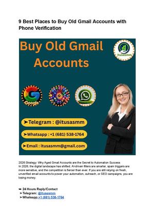 9 Best Places To Buy Old Gmail Accounts With Phone Verification