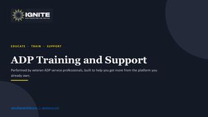 Adp Training And Support