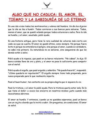 Algo Que No Caduca