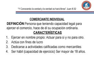 Clase 3 Comerciante Individual Y Social