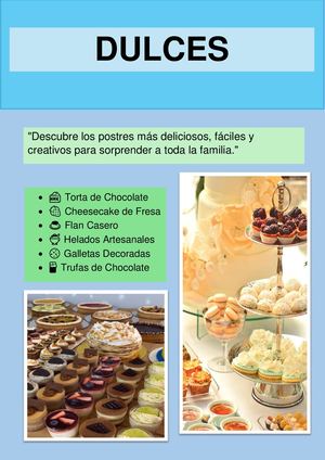 postres hechos para tu paladar