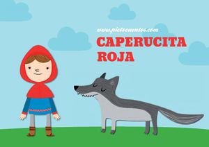 Libro digital inclusivo: La Caperucita Roja con pictogramas