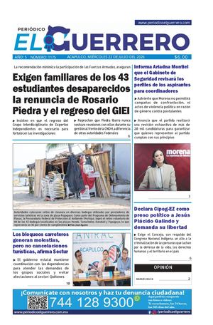 Miércoles 22 de julio del 2026