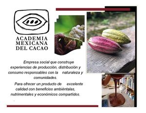 Academia Mexicana Del Cacao Presentacion 01