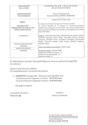 23042026 31 Approbation Budget Restaurant