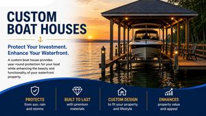 Boat Houses Designed for Durable Waterfront Living