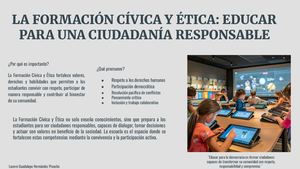 La Formación Cívica Y ÉTica