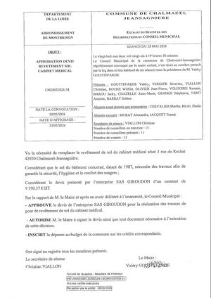 28052026 38 Approbation Devis Cabinet Medical