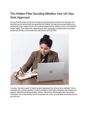 The Hidden Filter Deciding Whether Your Uk Visa Gets Approved